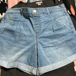Blue jean shorts